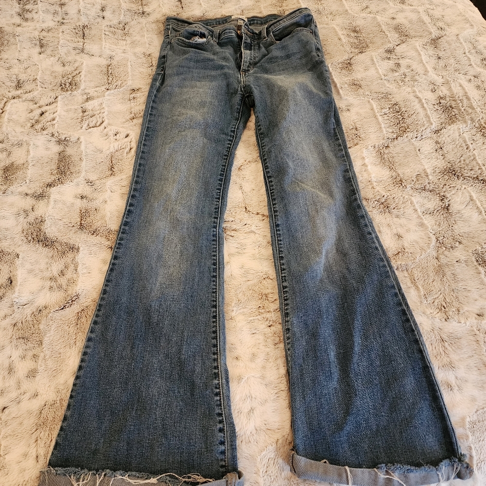 Sneak Peek High Waist Flare Jeans